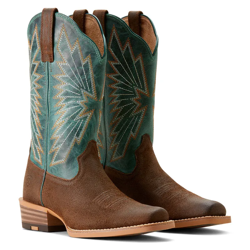 'Ariat' Women's Decatur Boots - Aged Smokehouse / Racing Green