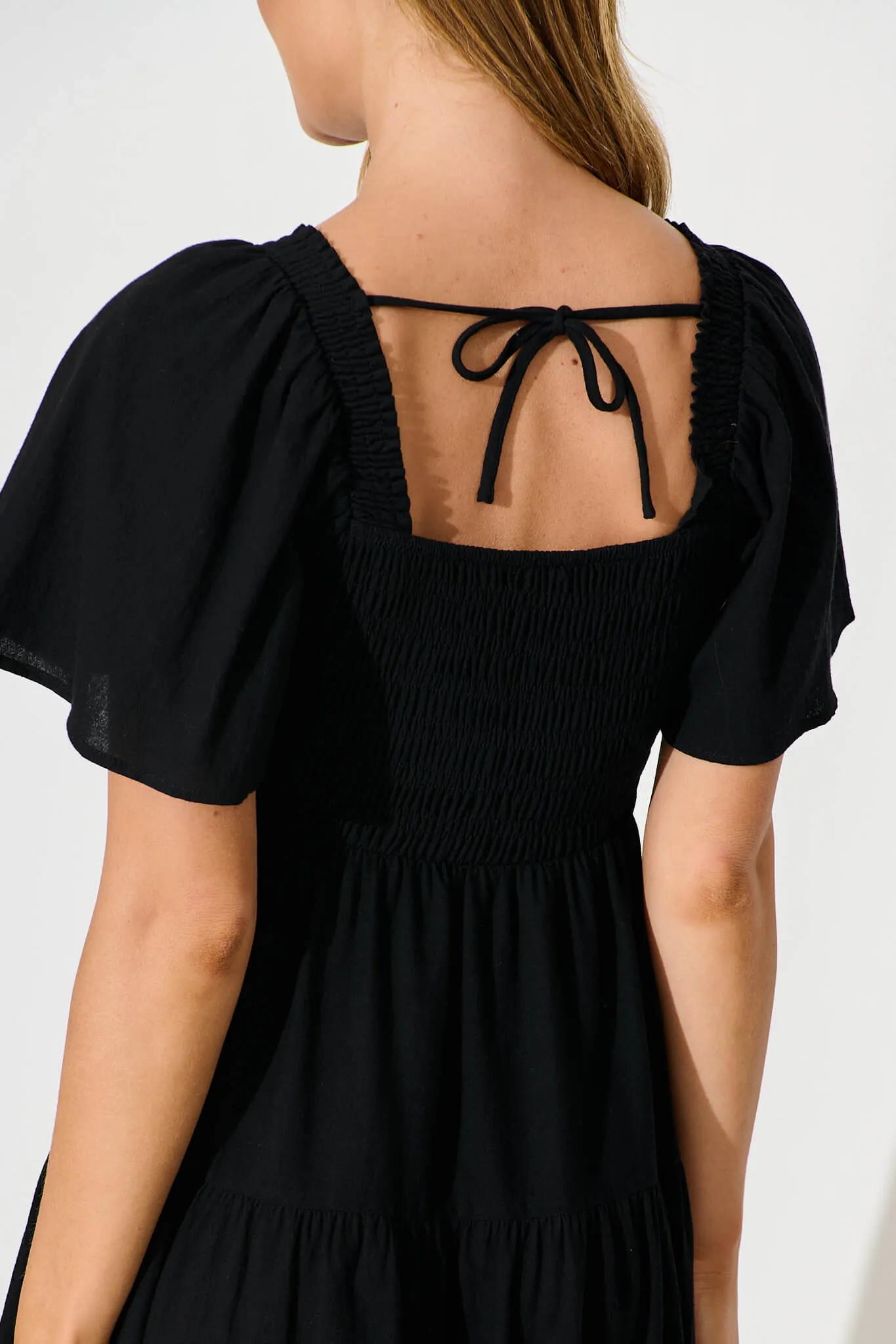 Black Midi Dress by Akino