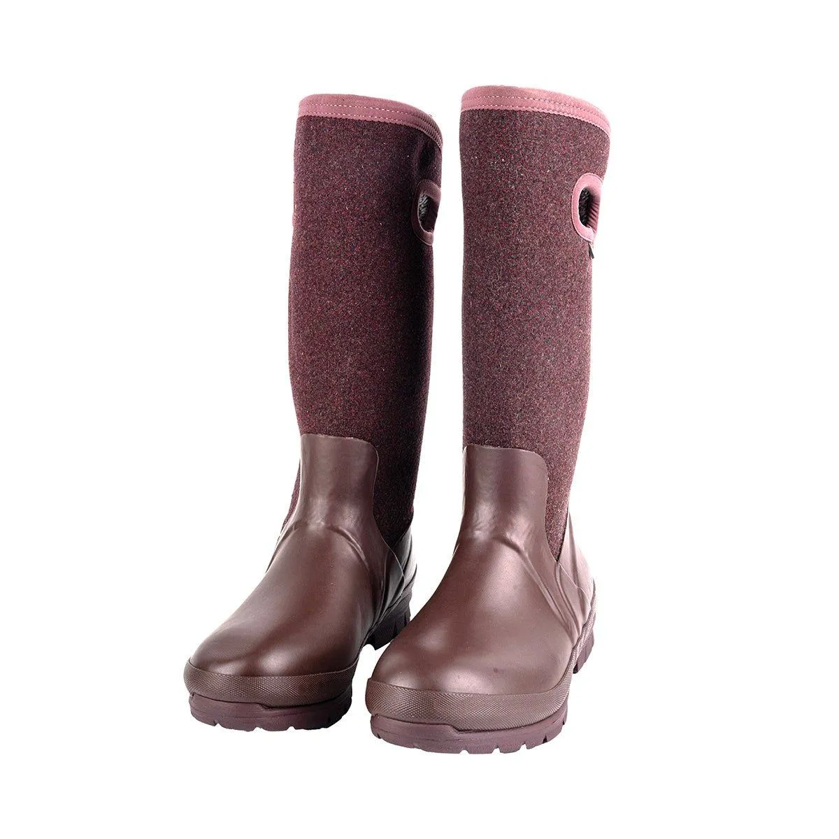 Bogs Crandall Rain Boots Rubber Purple Colour For Women