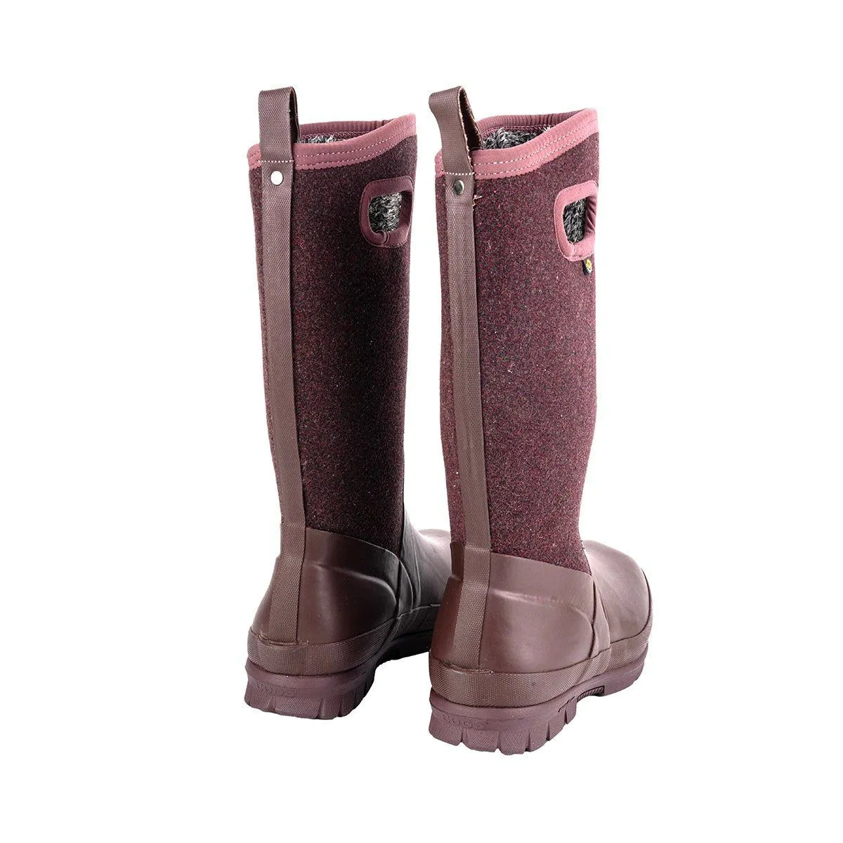 Bogs Crandall Rain Boots Rubber Purple Colour For Women