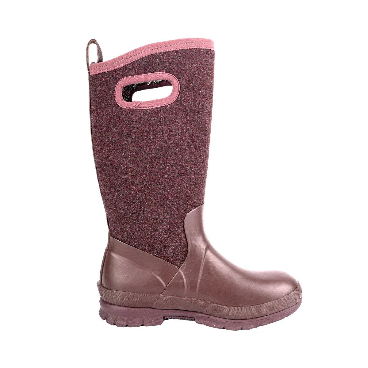 Bogs Crandall Rain Boots Rubber Purple Colour For Women