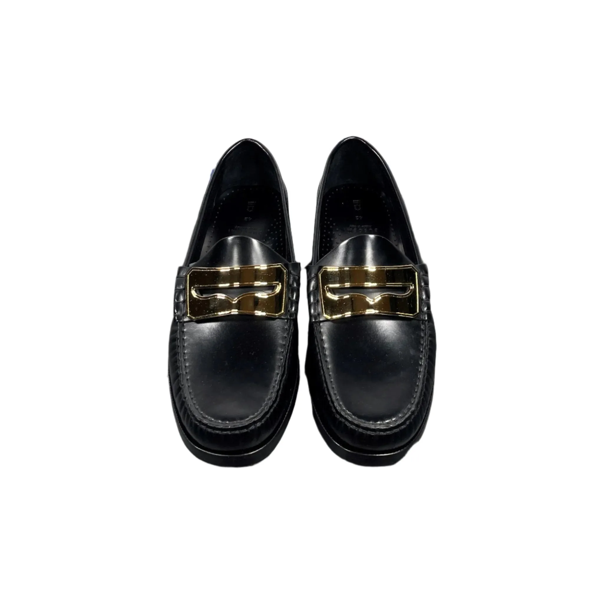 Buscemi Men's Town Loafer Black Leather Loafers