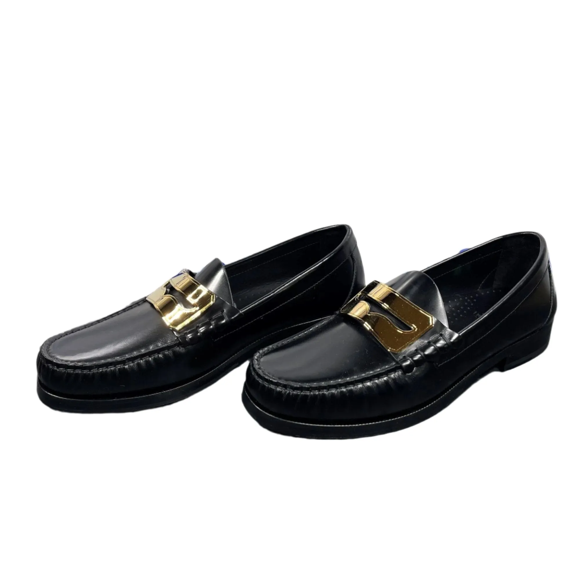 Buscemi Men's Town Loafer Black Leather Loafers