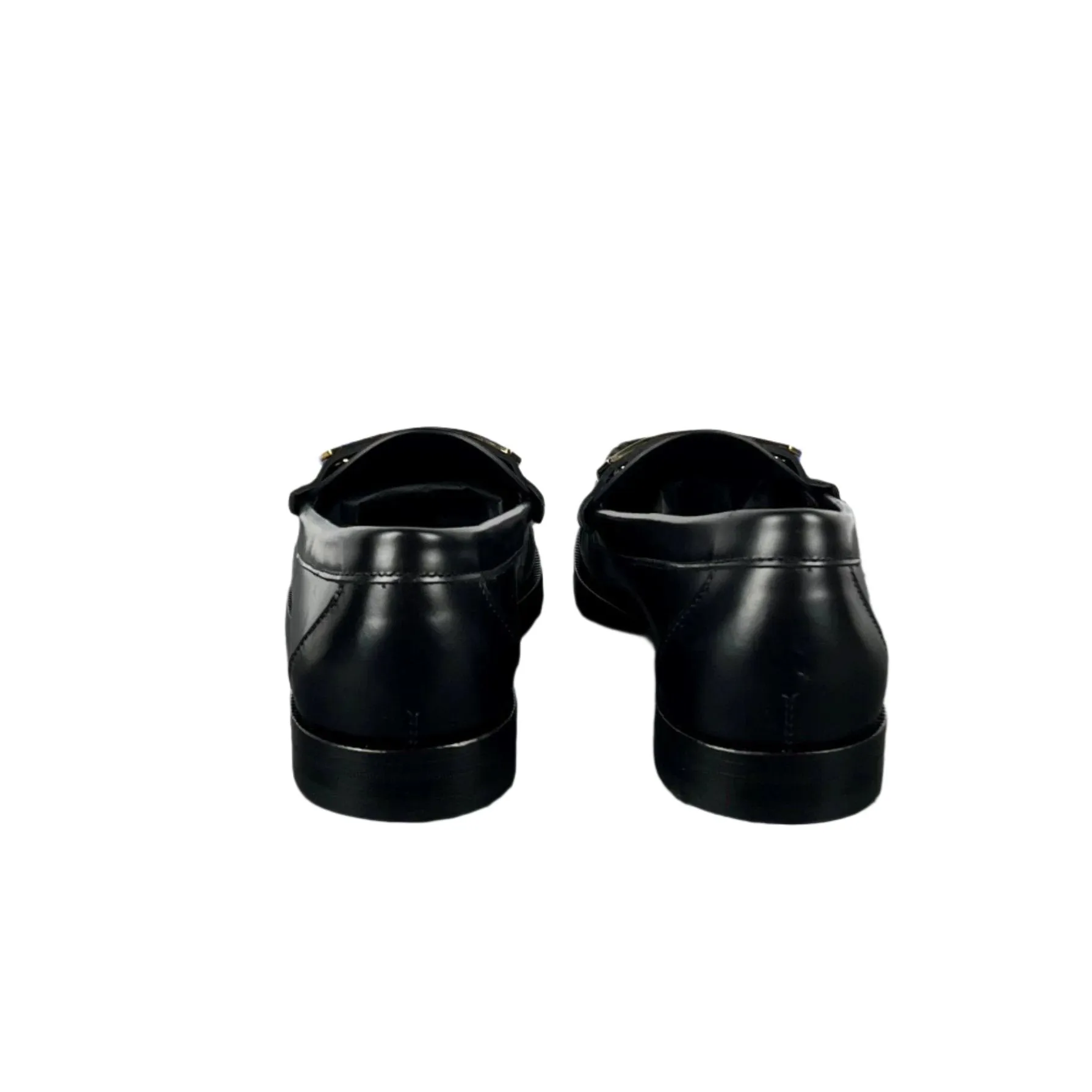 Buscemi Men's Town Loafer Black Leather Loafers