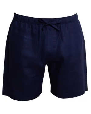CAPRI Linen Bermudas - Navy Blue