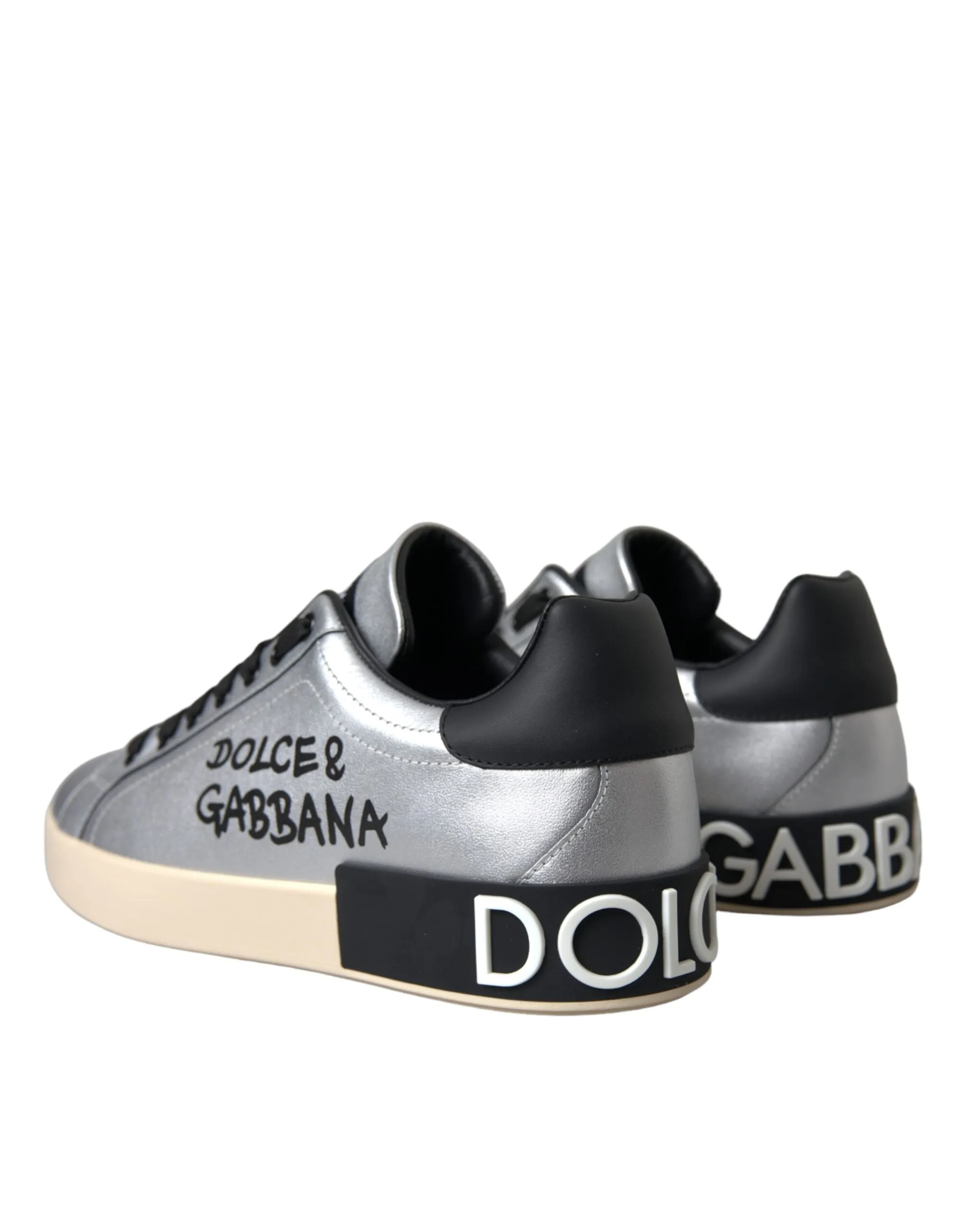 Dolce & Gabbana Men's Portofino Calf Leather Sneakers