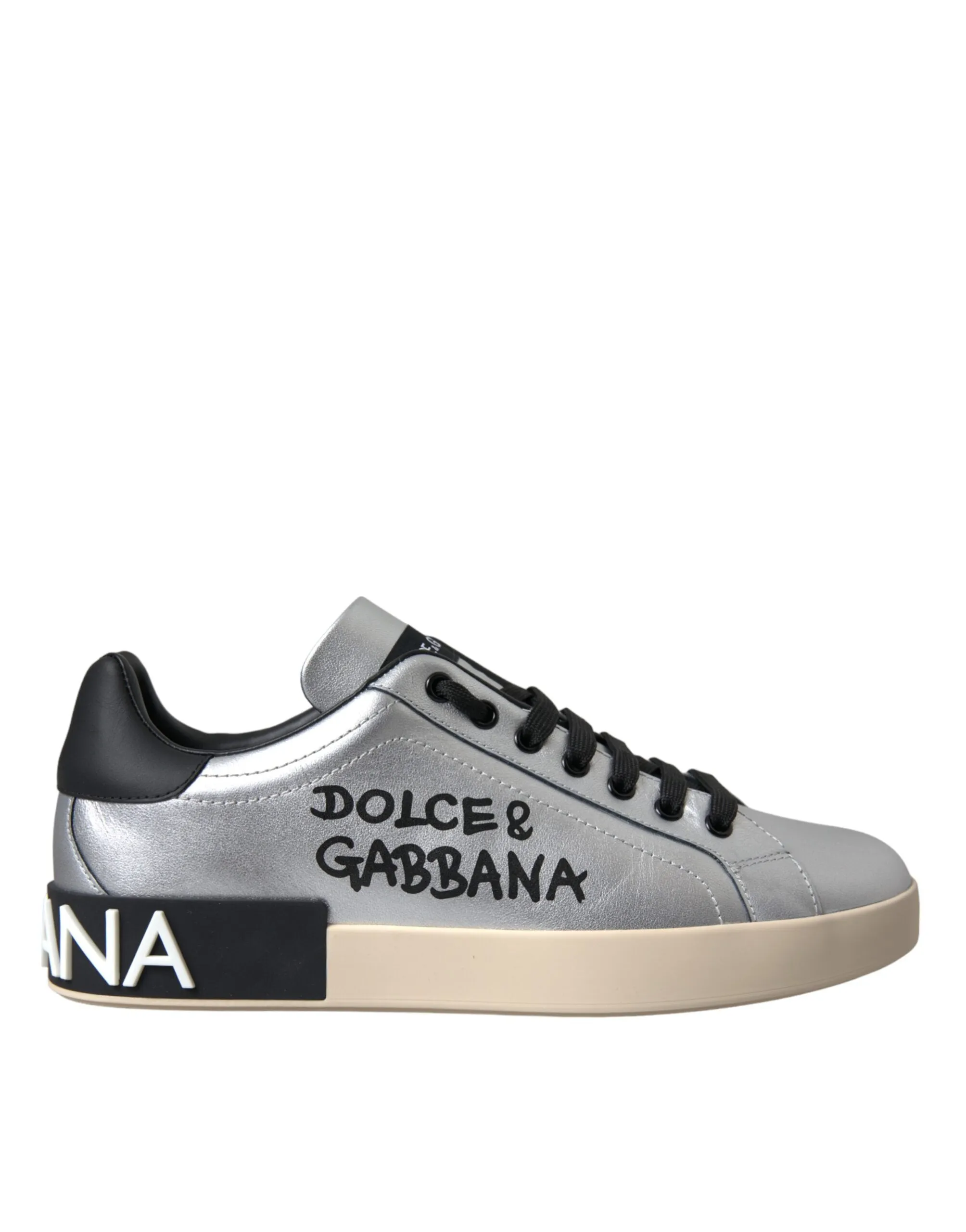 Dolce & Gabbana Men's Portofino Calf Leather Sneakers