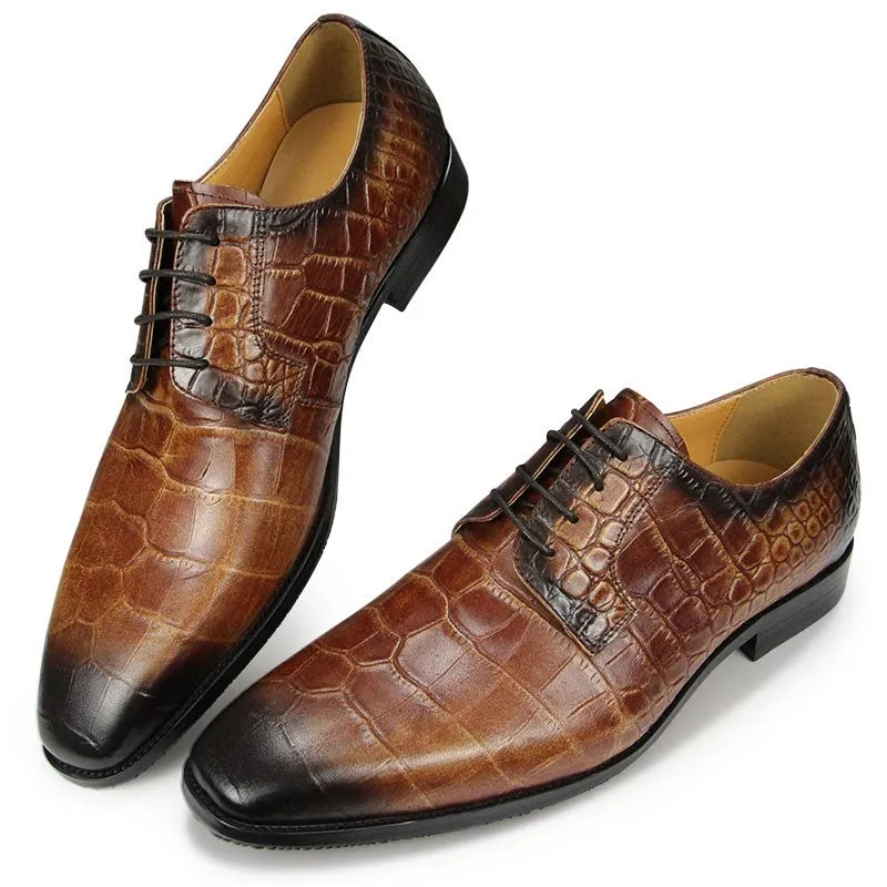 Eldorian Office Patterned Derbys