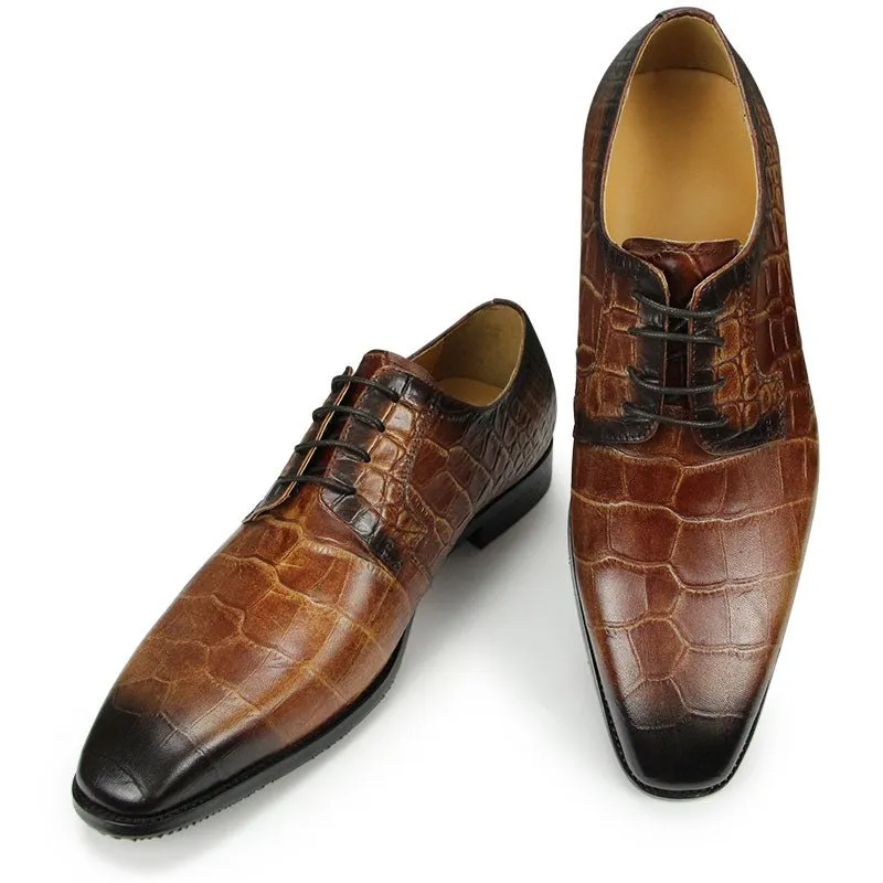 Eldorian Office Patterned Derbys