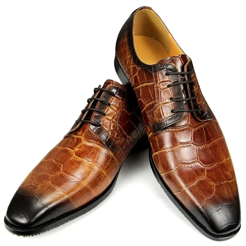 Eldorian Office Patterned Derbys
