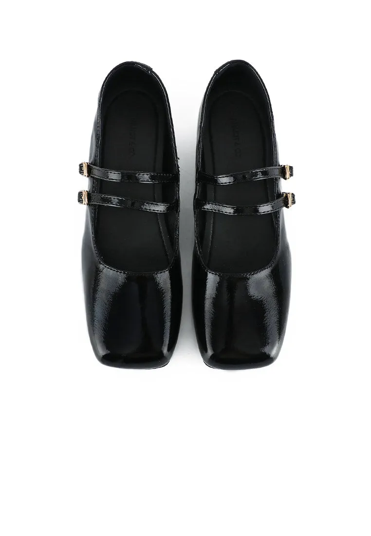 Eleanor Mary Jane Wedges (Black)