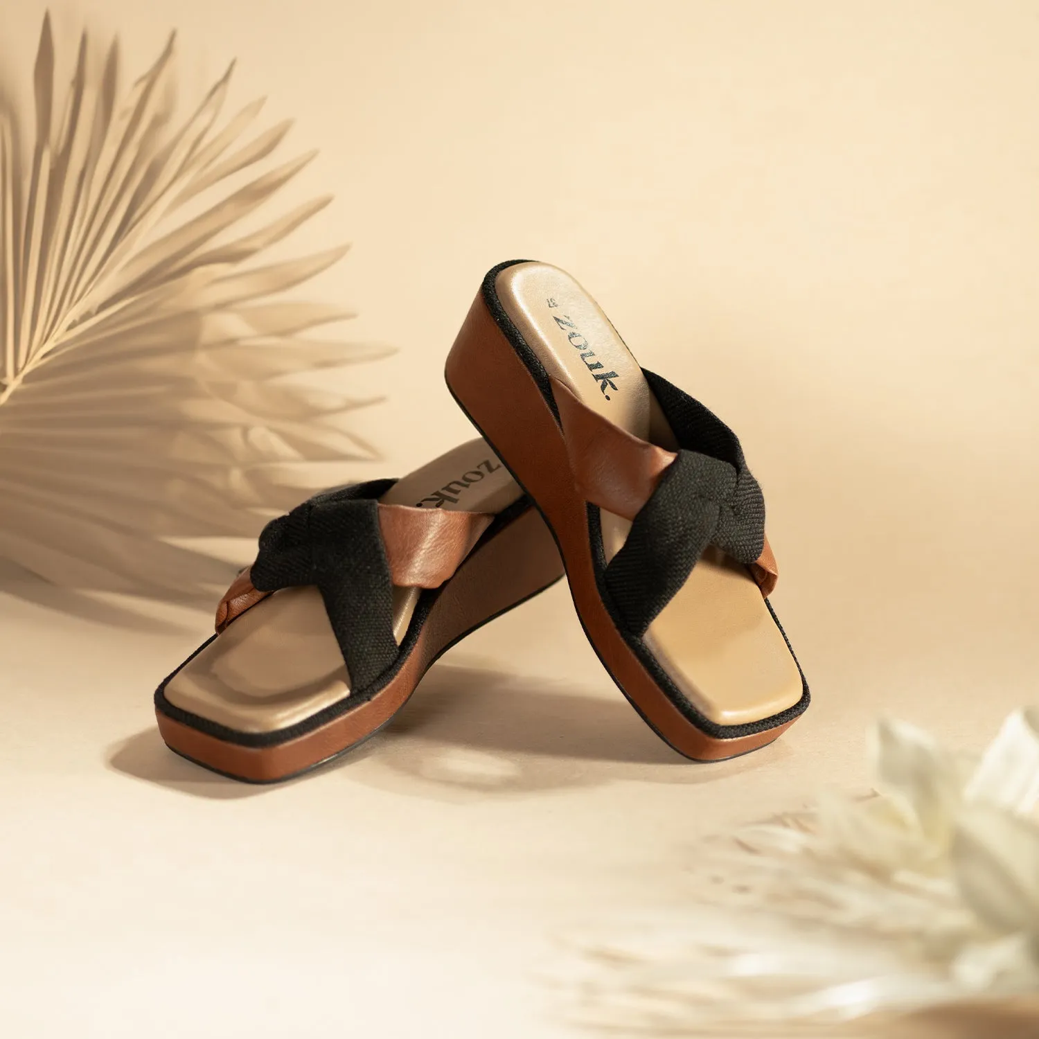 Jet Black Cross Wedges