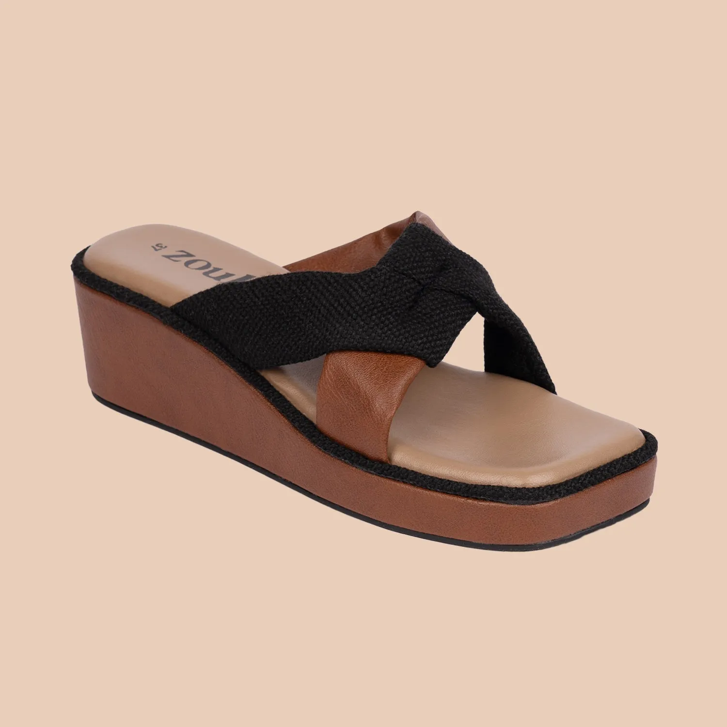 Jet Black Cross Wedges