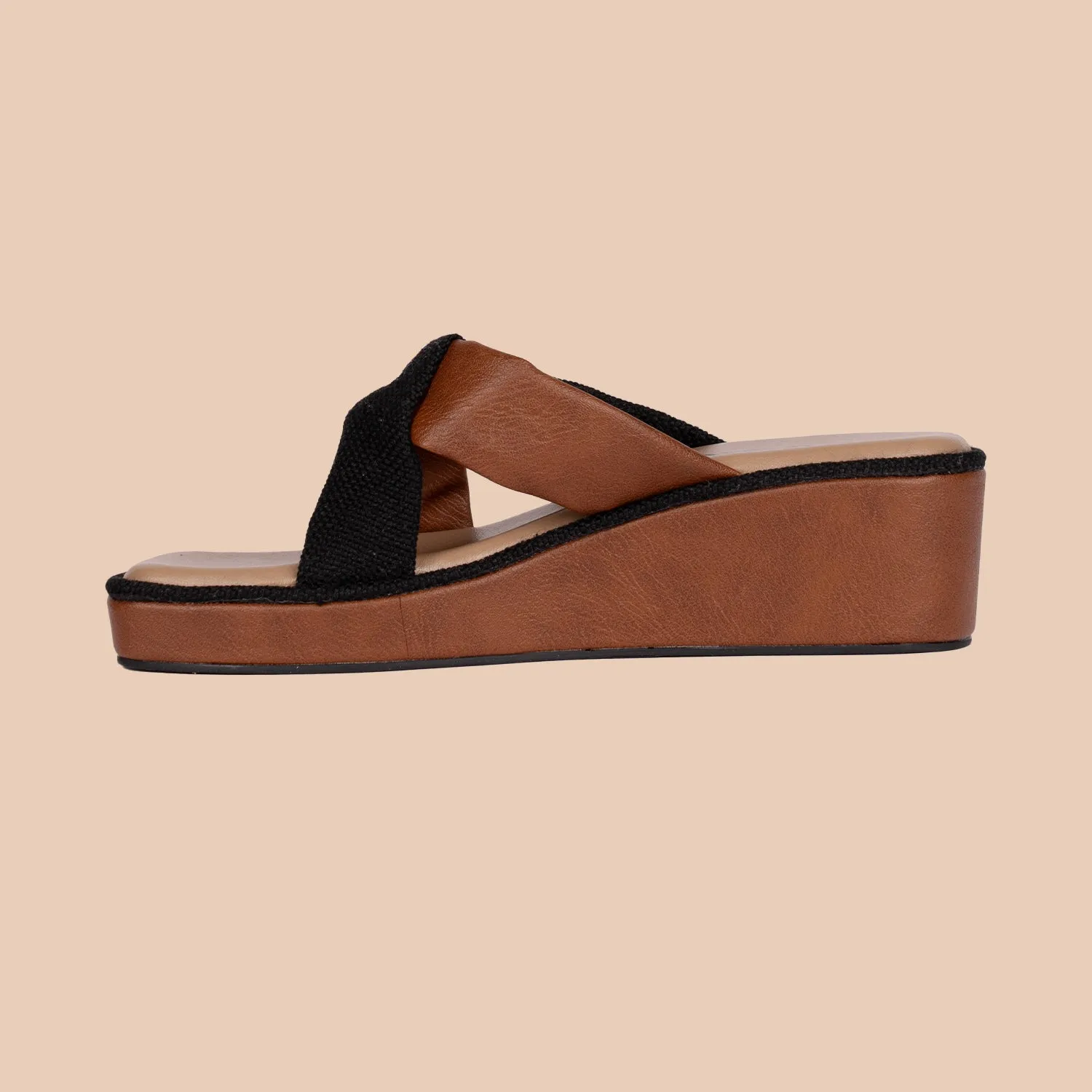 Jet Black Cross Wedges