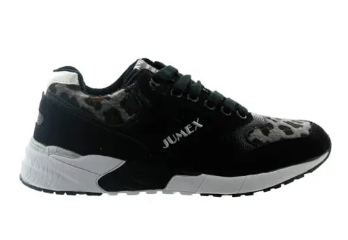 Jumex Sneakers – Black/Animal print