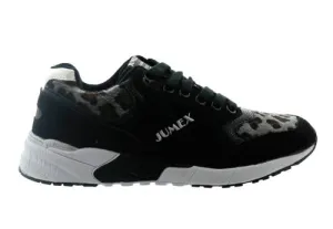 Jumex Sneakers – Black/Animal print