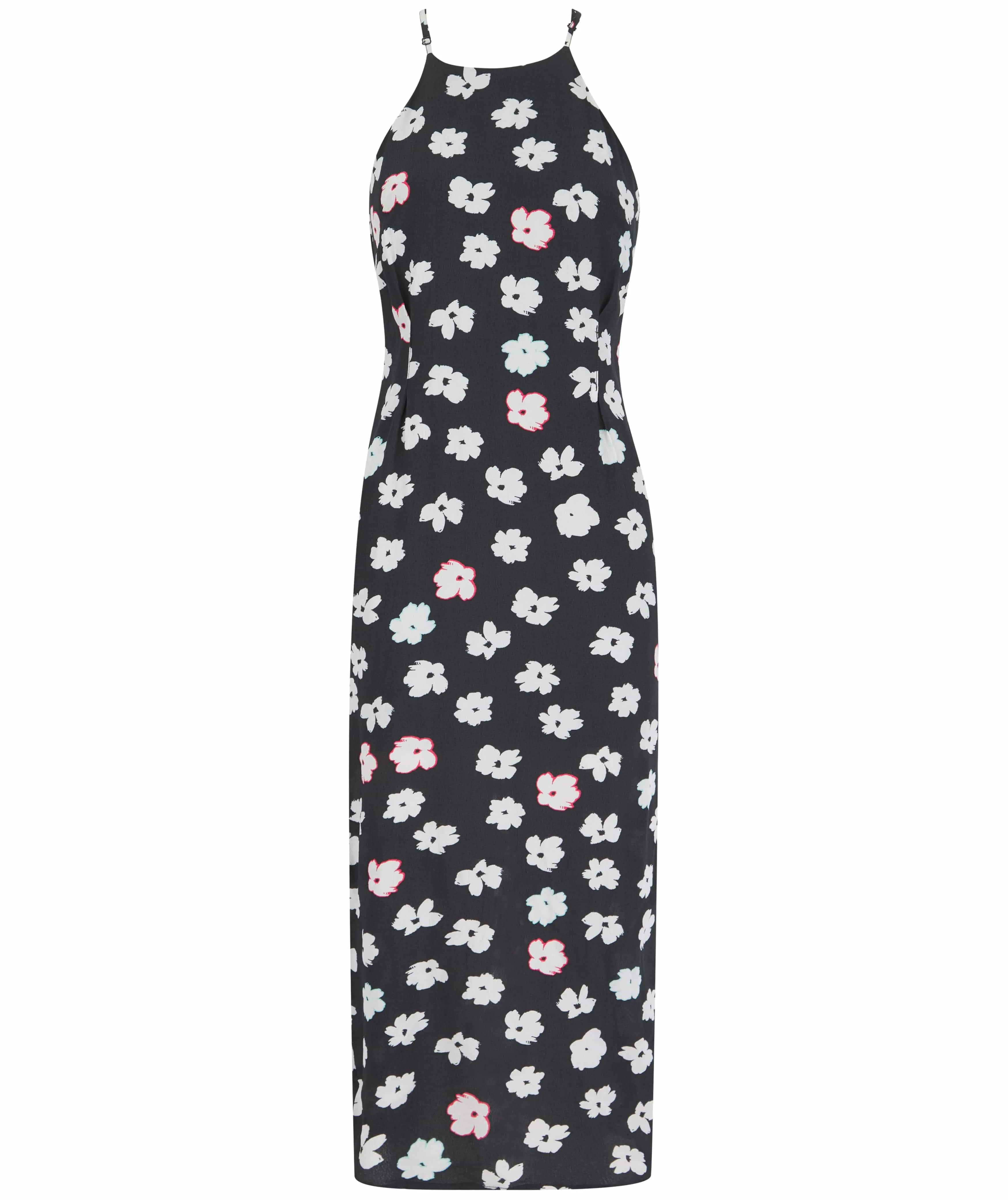 Loretta Dress In Mono Daisy