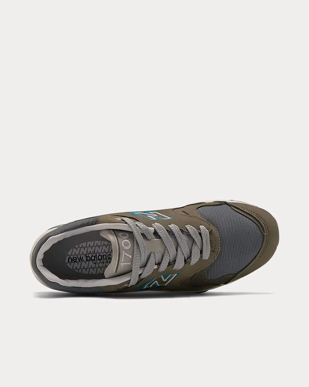 Made in USA 1700 Blue with Grey Low Top Sneakers