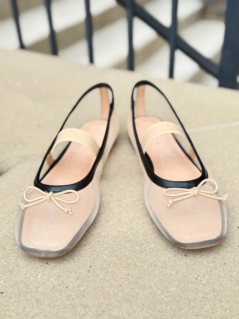 Matisse Bronx  Flats - Nude Mesh