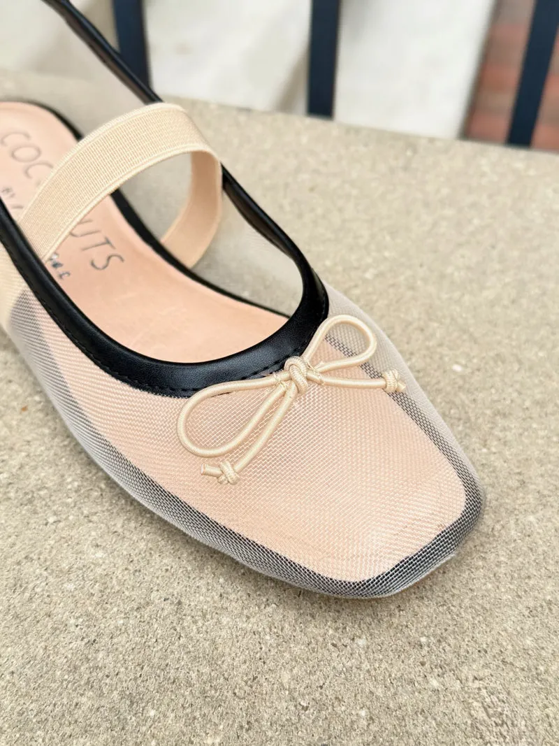 Matisse Bronx  Flats - Nude Mesh