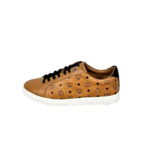 MCM Terrain Derby Visetos Cognac Low Top Sneakers