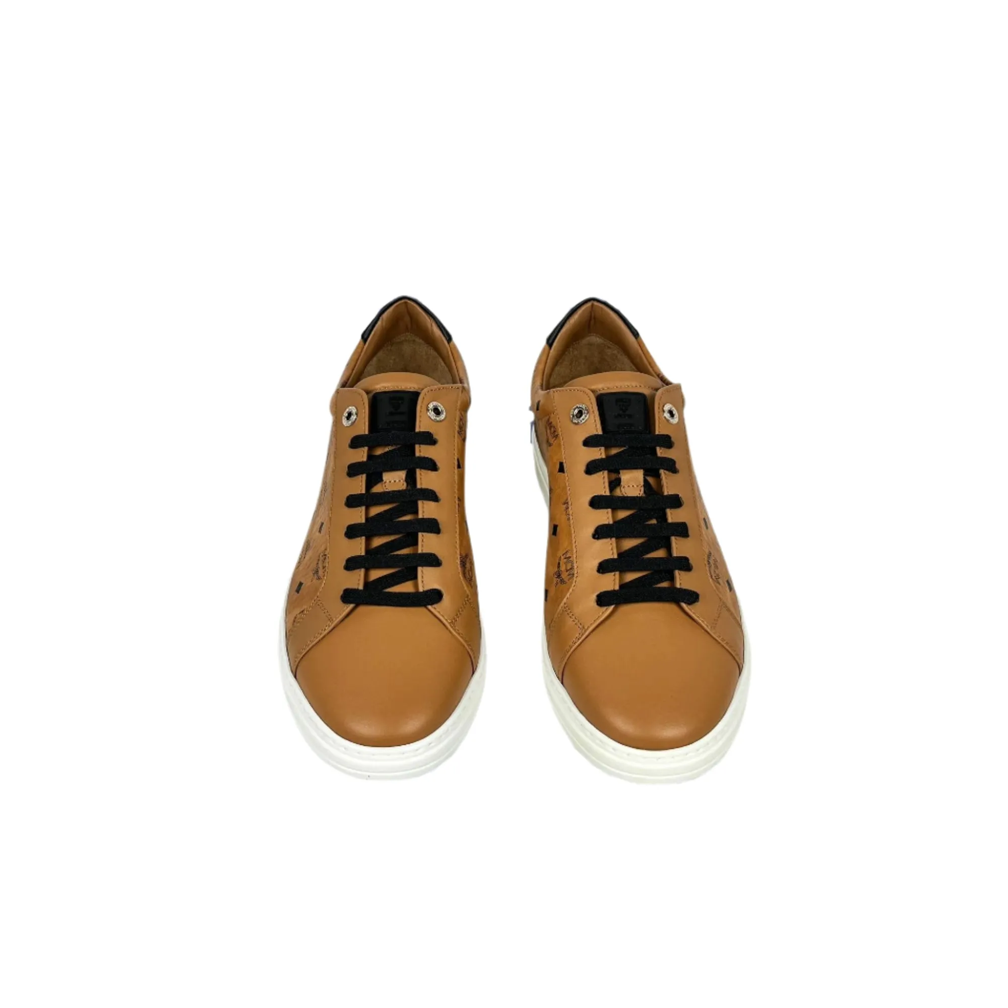 MCM Terrain Derby Visetos Cognac Low Top Sneakers