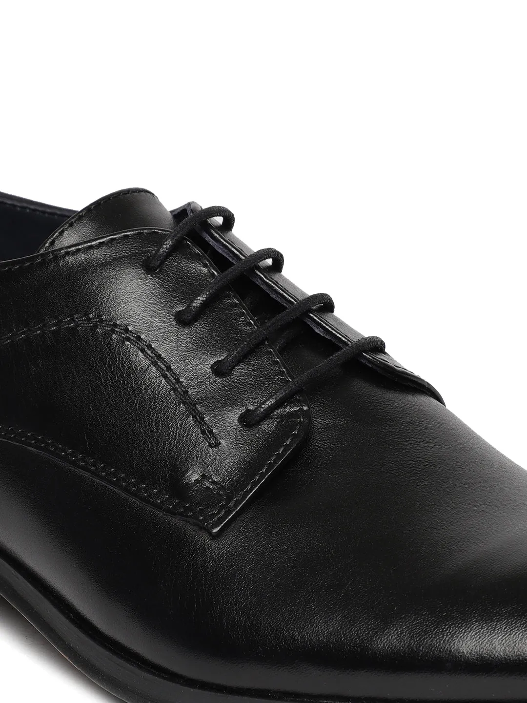Men Black Derby Formal Shoes