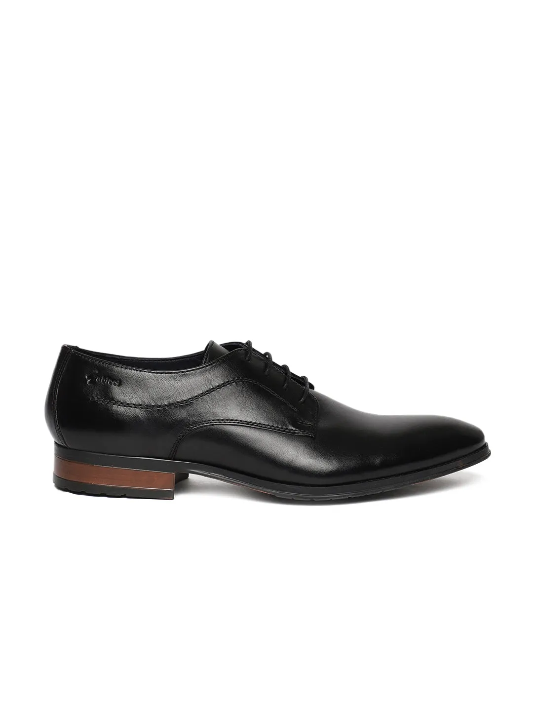 Men Black Derby Formal Shoes