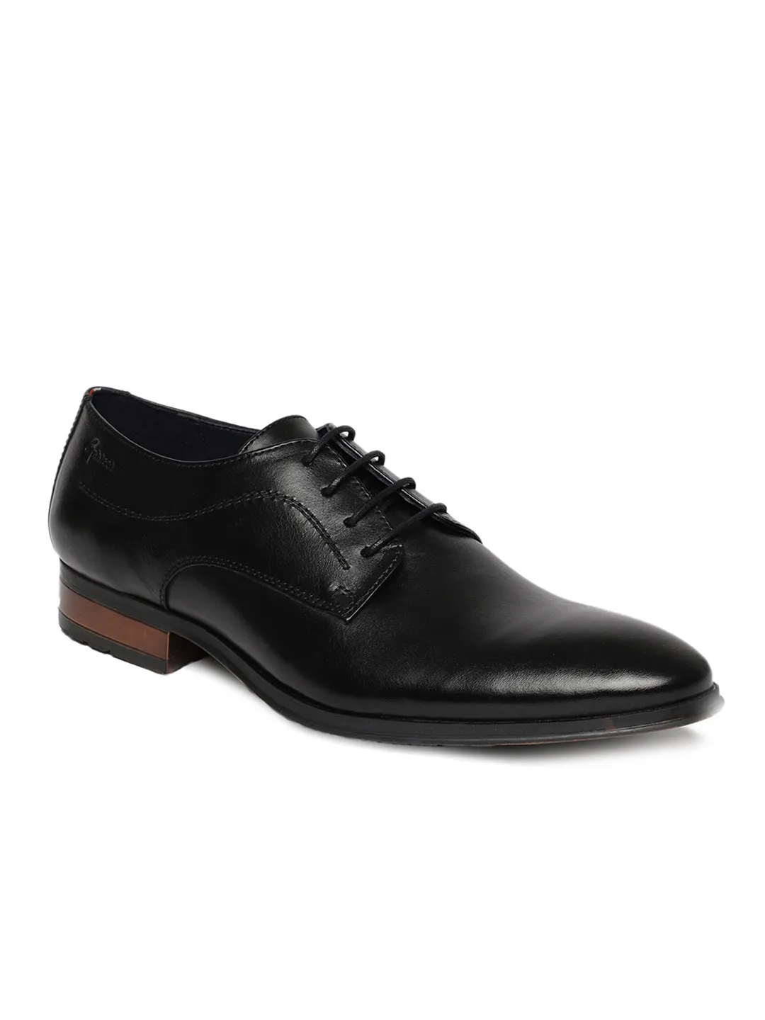 Men Black Derby Formal Shoes