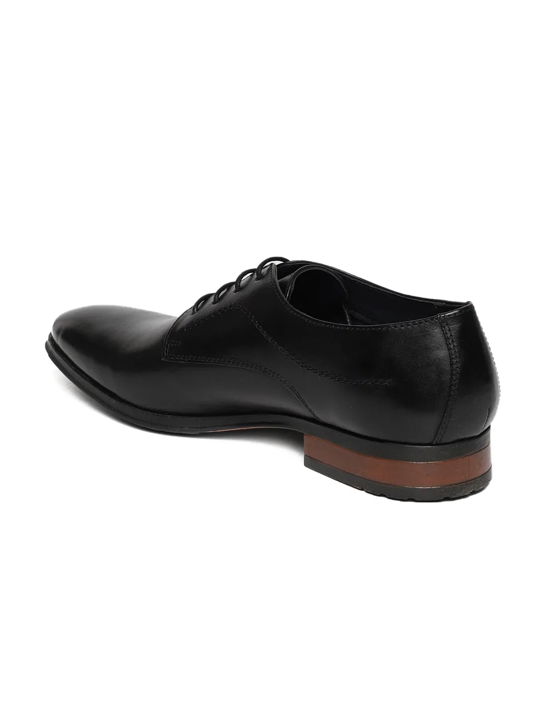 Men Black Derby Formal Shoes