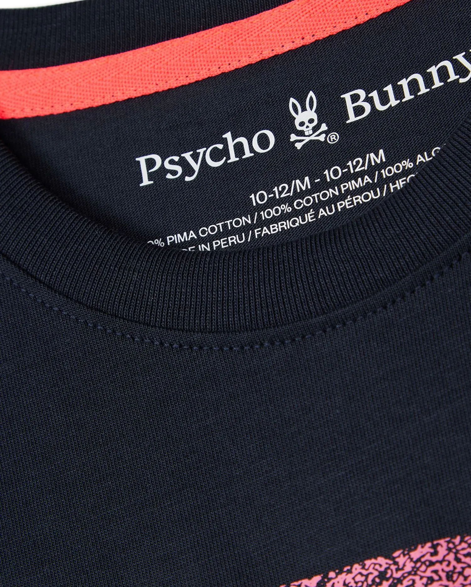 Men's Psycho Bunny Livingston Graphic Tee Navy