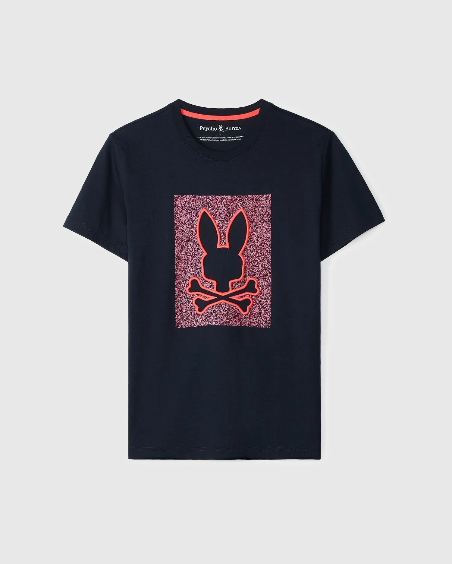 Men's Psycho Bunny Livingston Graphic Tee Navy