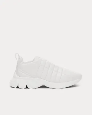 Quilted Leather Classic White Low Top Sneakers