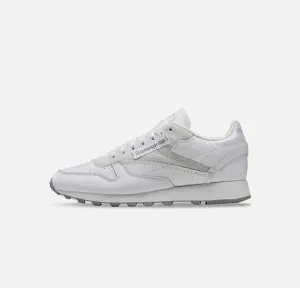 Reebok | CLASSIC LEATHER  { WHITE / PURE GREY
