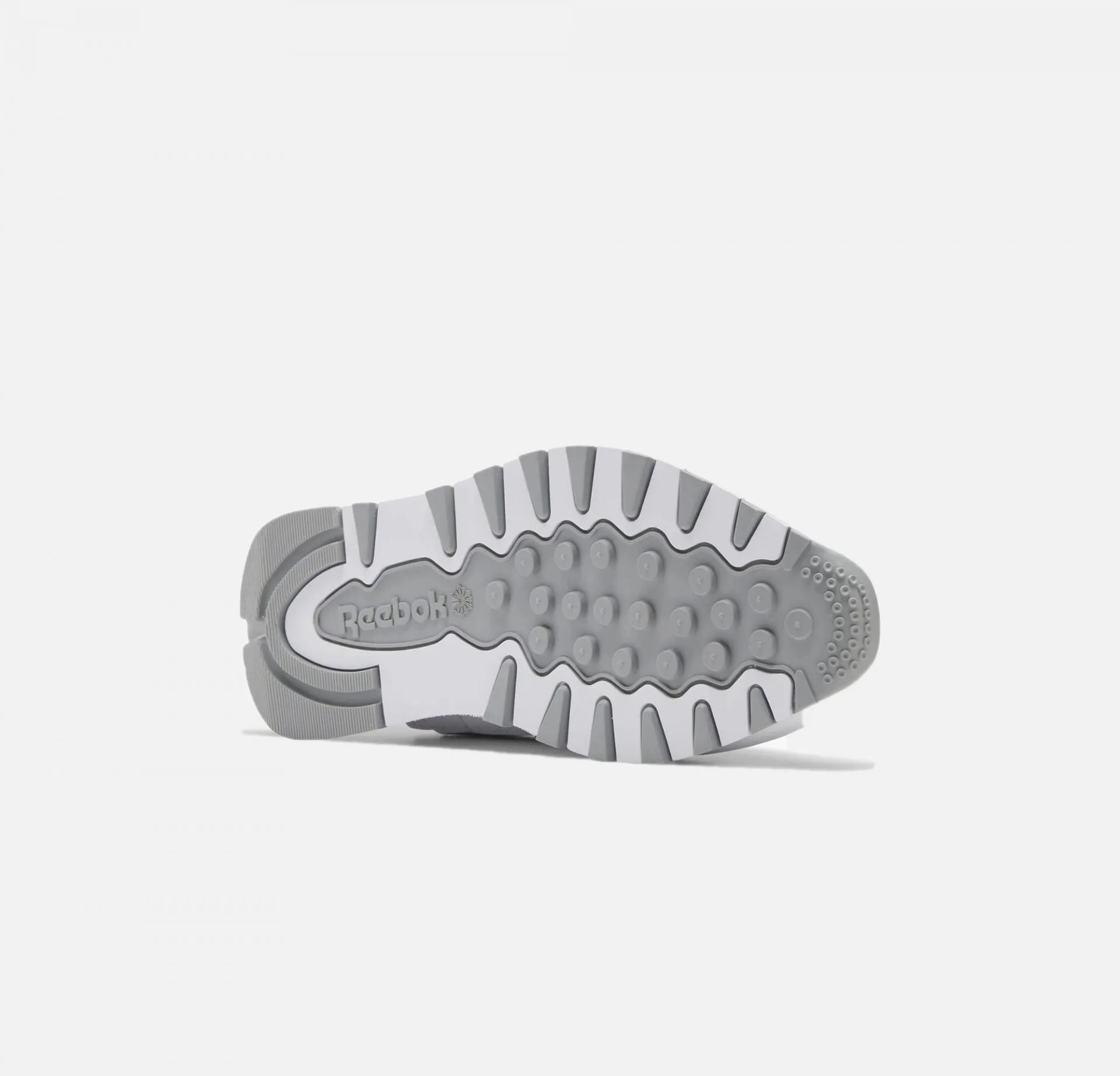 Reebok | CLASSIC LEATHER  { WHITE / PURE GREY