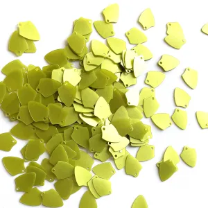 Sequins - Shield - 10mm x 8mm - Green (S284)