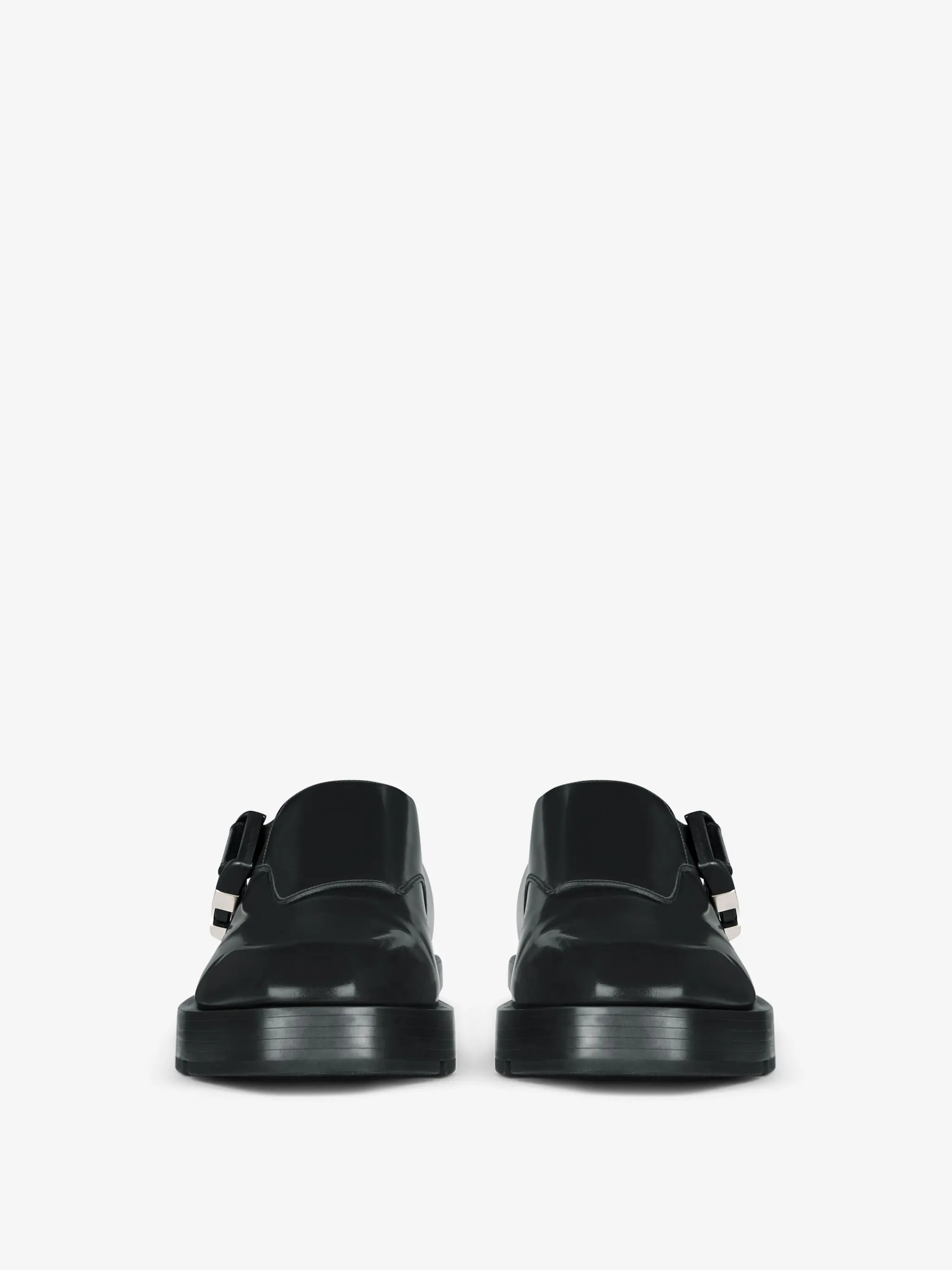 Squared Derbies In Leather With 4g Buckle