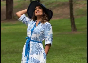 Tropical shirt dress (Long Full sleeves)