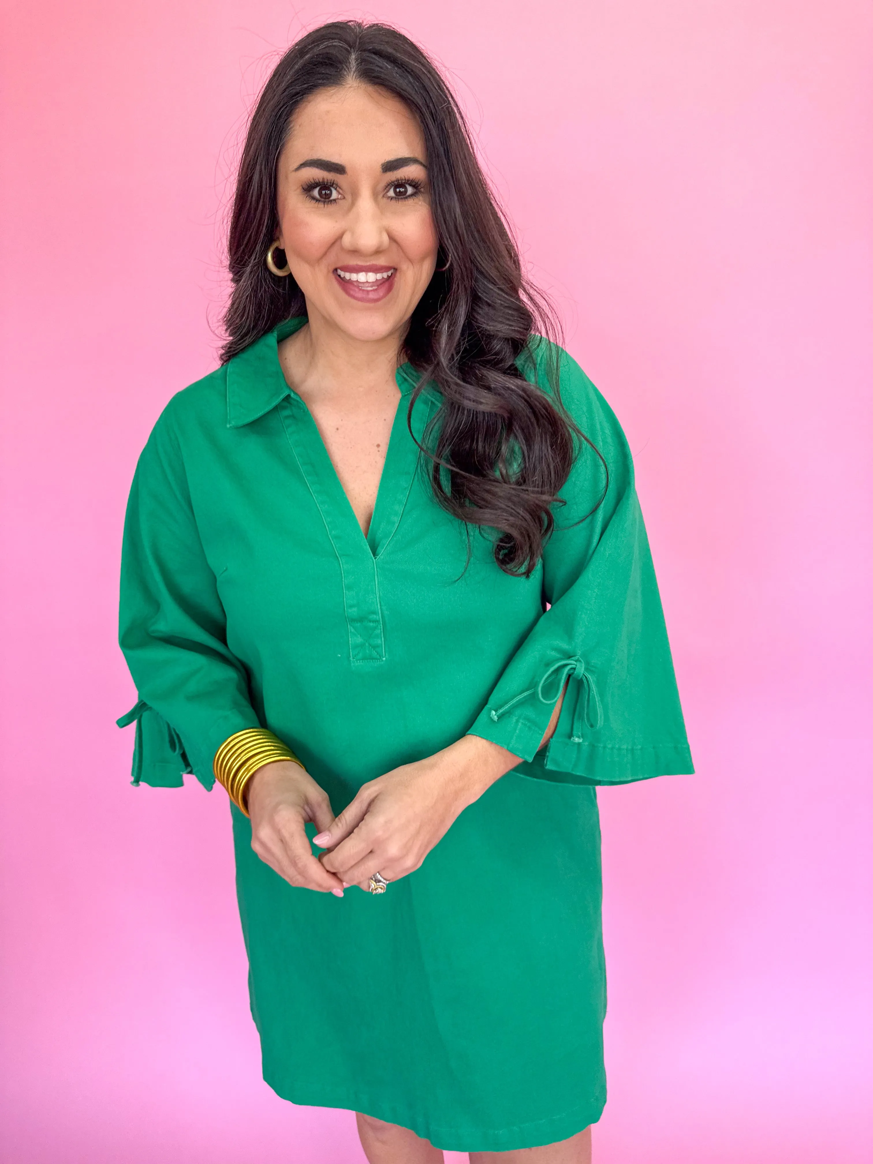 Wishful Dreaming Dress - Green
