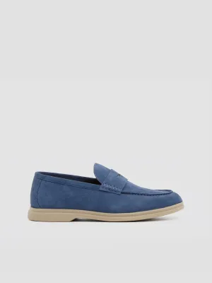 Yosef Suede Penny Loafers